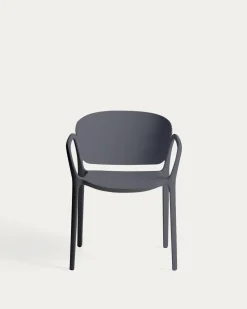 Kave Home Tuinstoel Ania Stapelbaar Donkergrijs