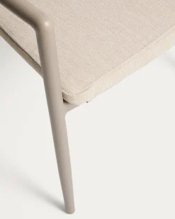Kave Home Tuinstoel Argasi Stapelbaar Taupe Touw