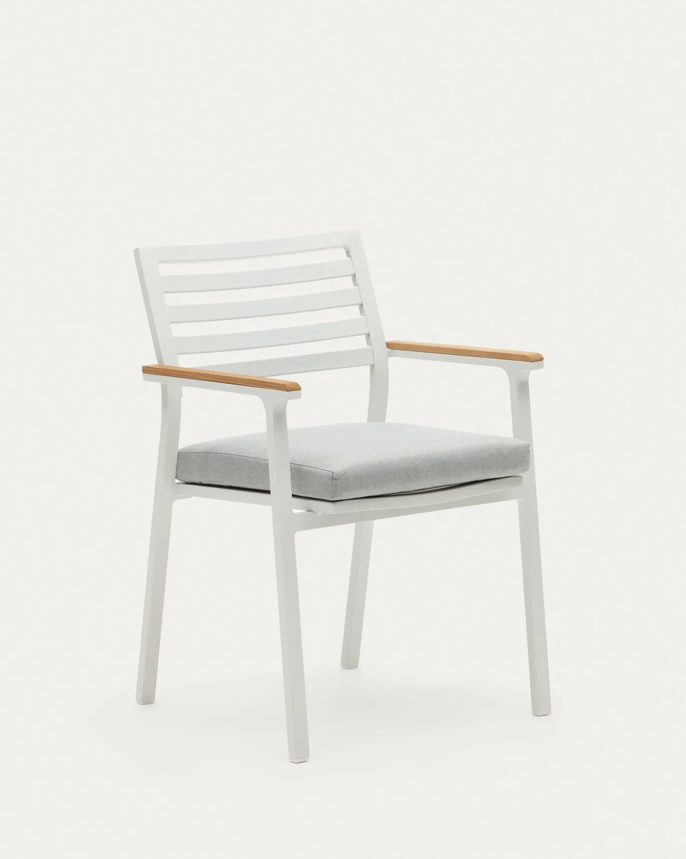 Kave Home Tuinstoel Bona Aluminium Wit