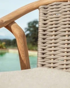 Kave Home Tuinstoel Elunda Teakhout Naturel