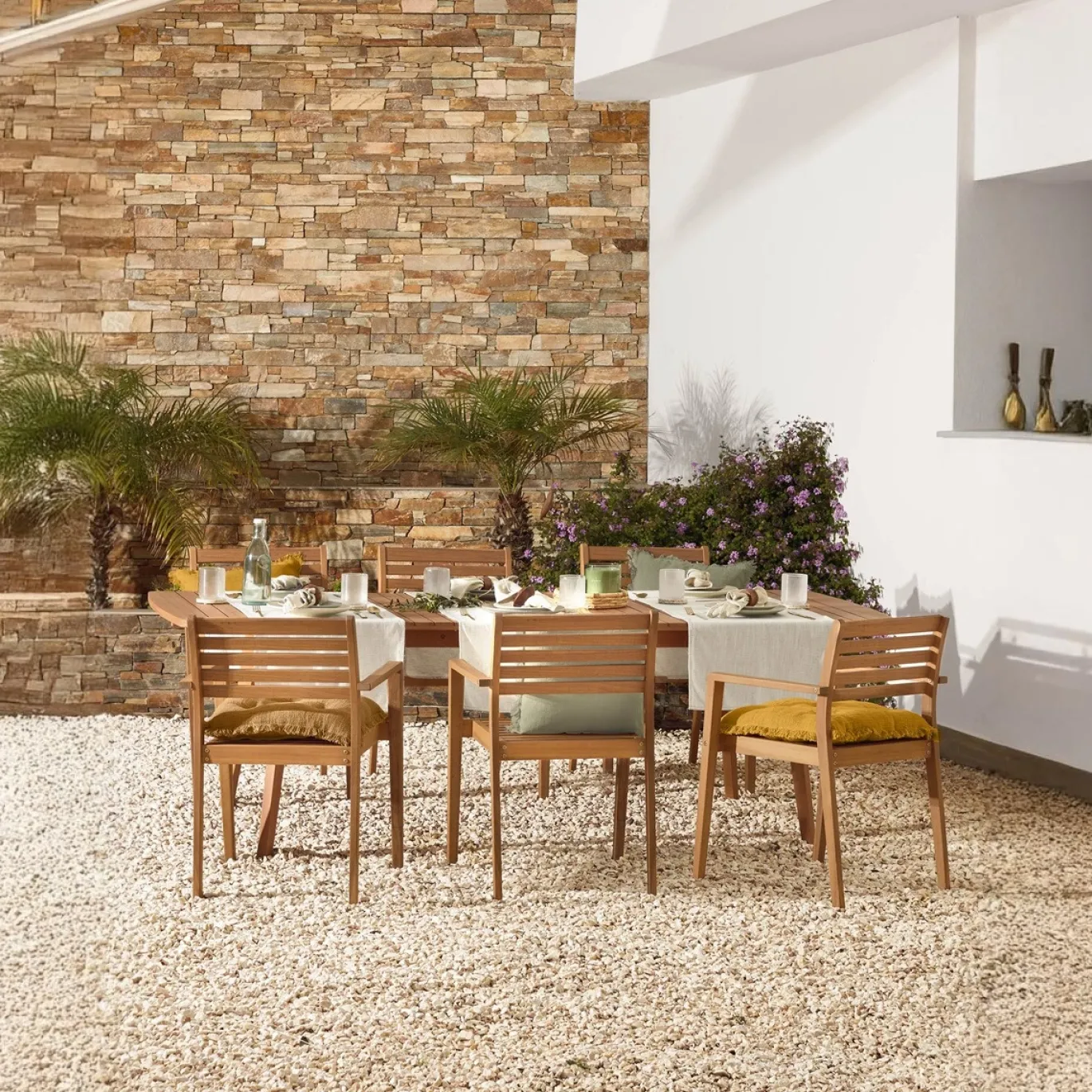 Kave Home Tuinstoel Hanzel Massief Acacia