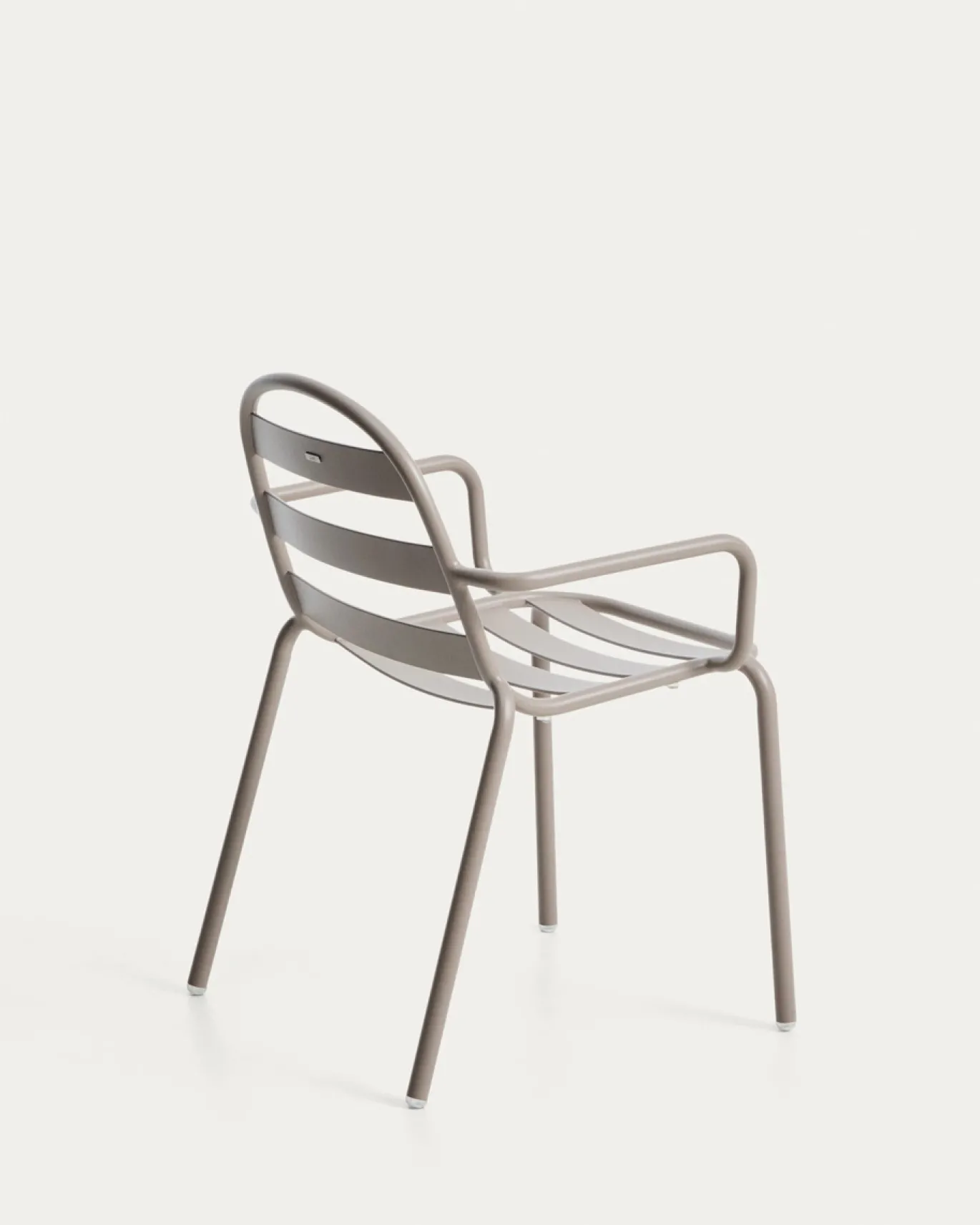 Kave Home Tuinstoel Joncols Stapelbaar Taupe
