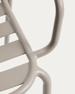 Kave Home Tuinstoel Joncols Stapelbaar Taupe
