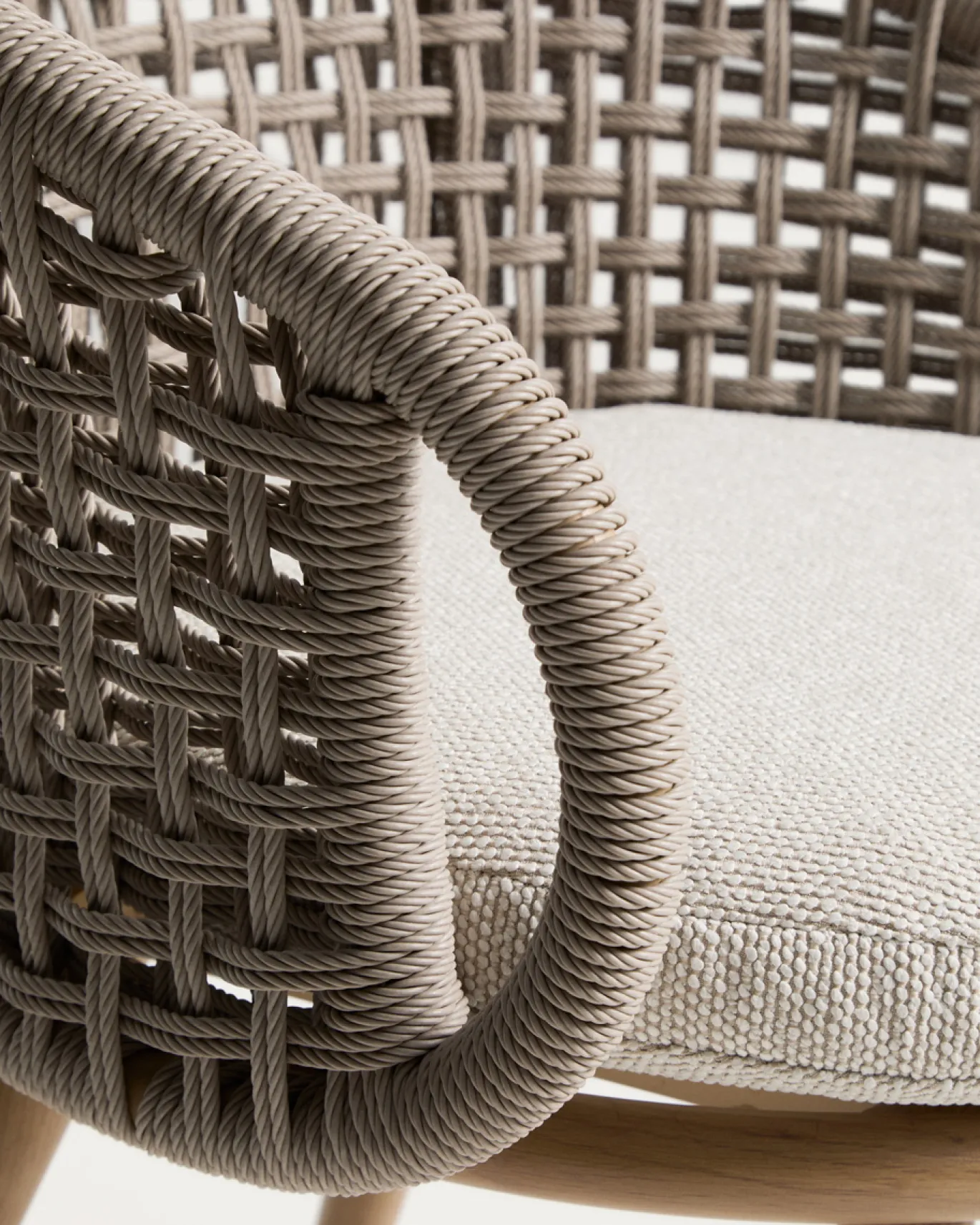 Kave Home Tuinstoel Lidario Aluminium Taupe