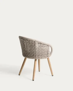 Kave Home Tuinstoel Lidario Aluminium Taupe