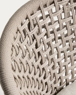 Kave Home Tuinstoel Lidario Aluminium Taupe
