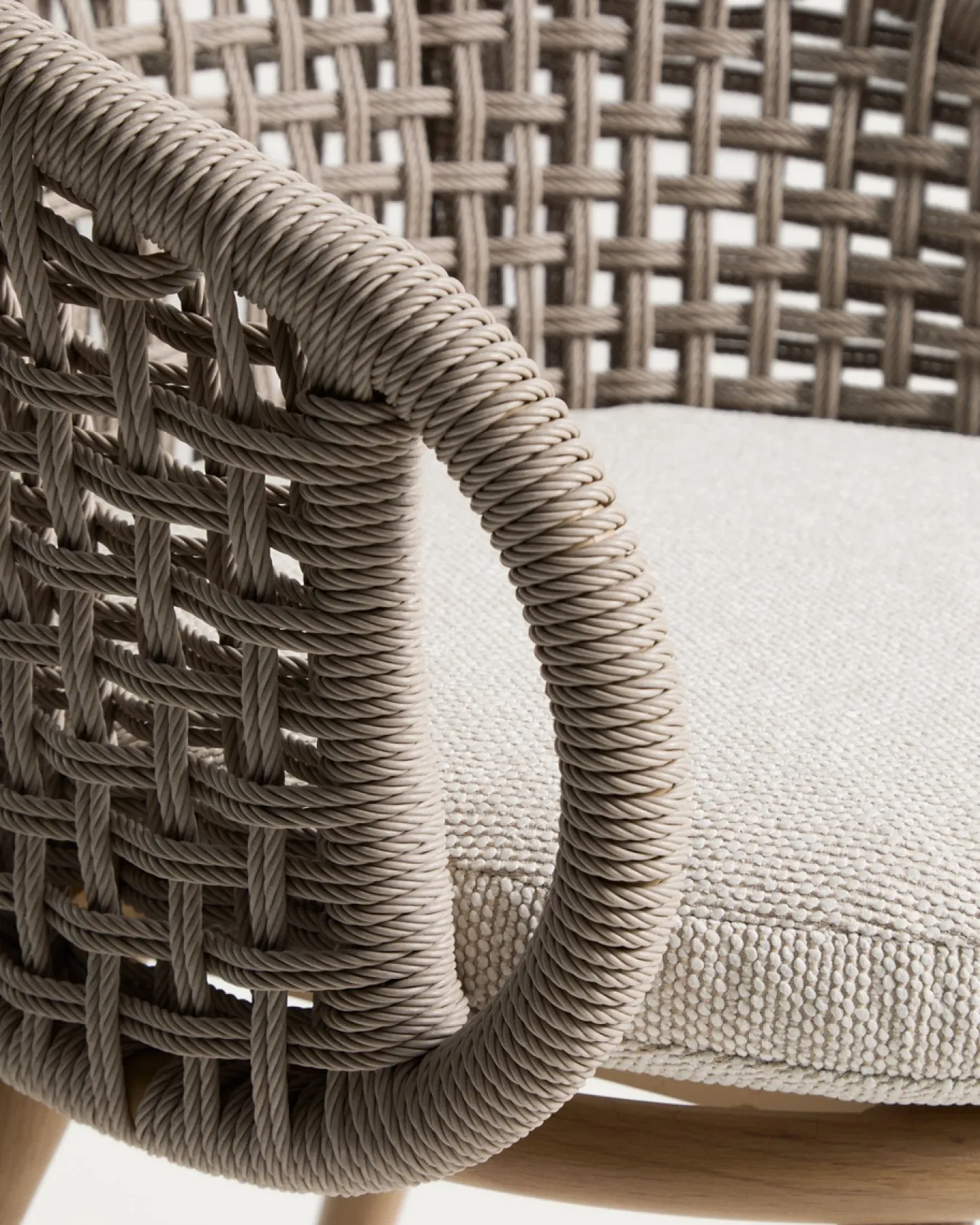 Kave Home Tuinstoel Lidario Aluminium Taupe