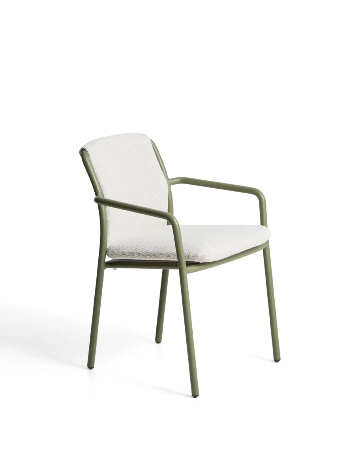 Kave Home Tuinstoel Linosa Aluminium Groen/Beige