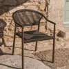 Kave Home Tuinstoel Livadia Stapelbaar Bruin