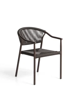 Kave Home Tuinstoel Livadia Stapelbaar Bruin