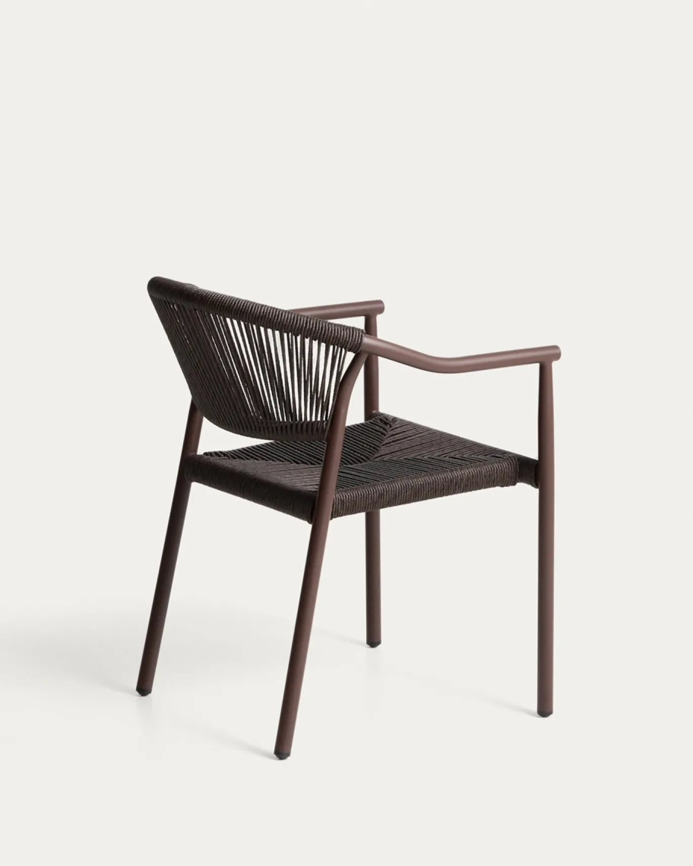 Kave Home Tuinstoel Livadia Stapelbaar Bruin