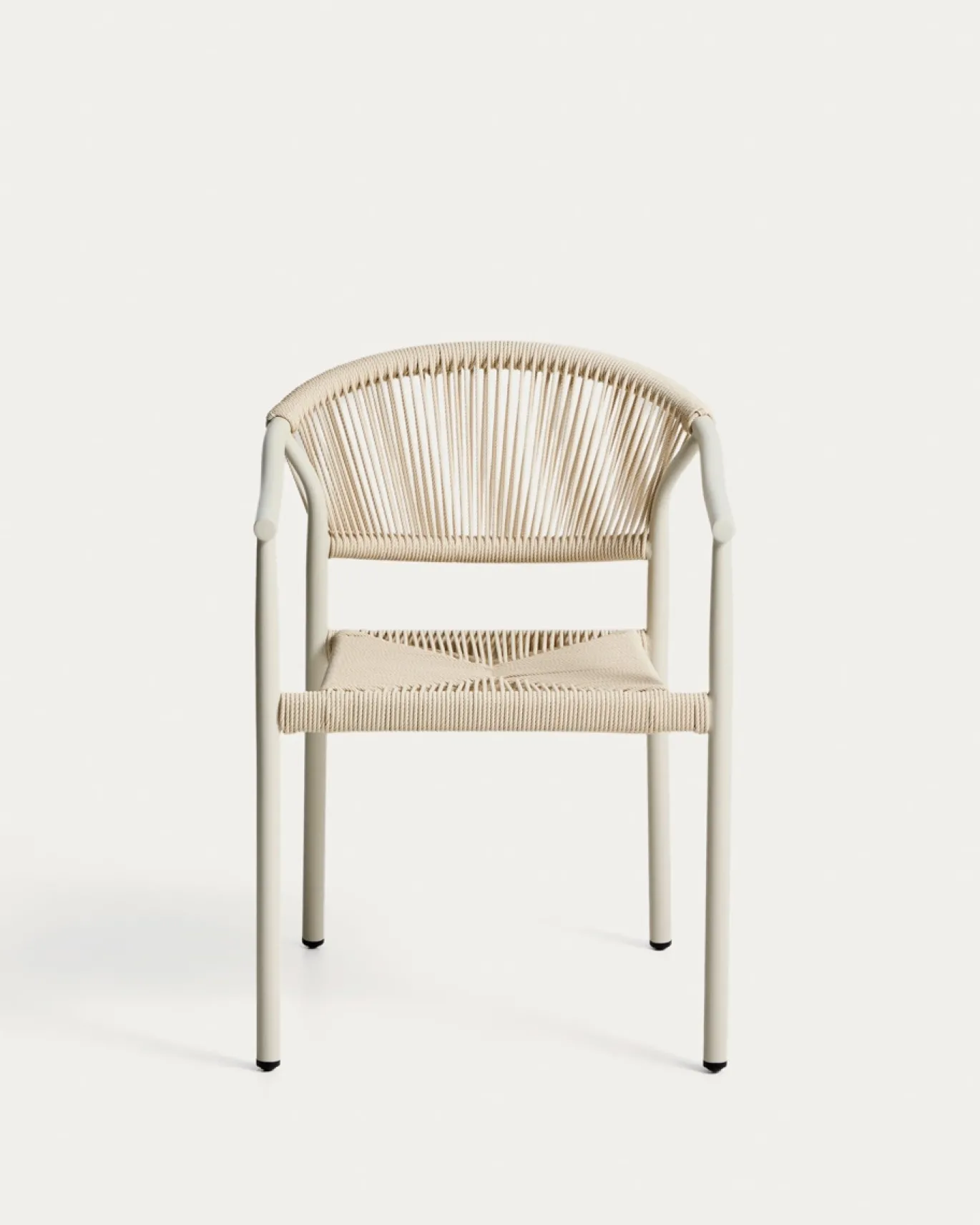 Kave Home Tuinstoel Livadia Stapelbaar Beige