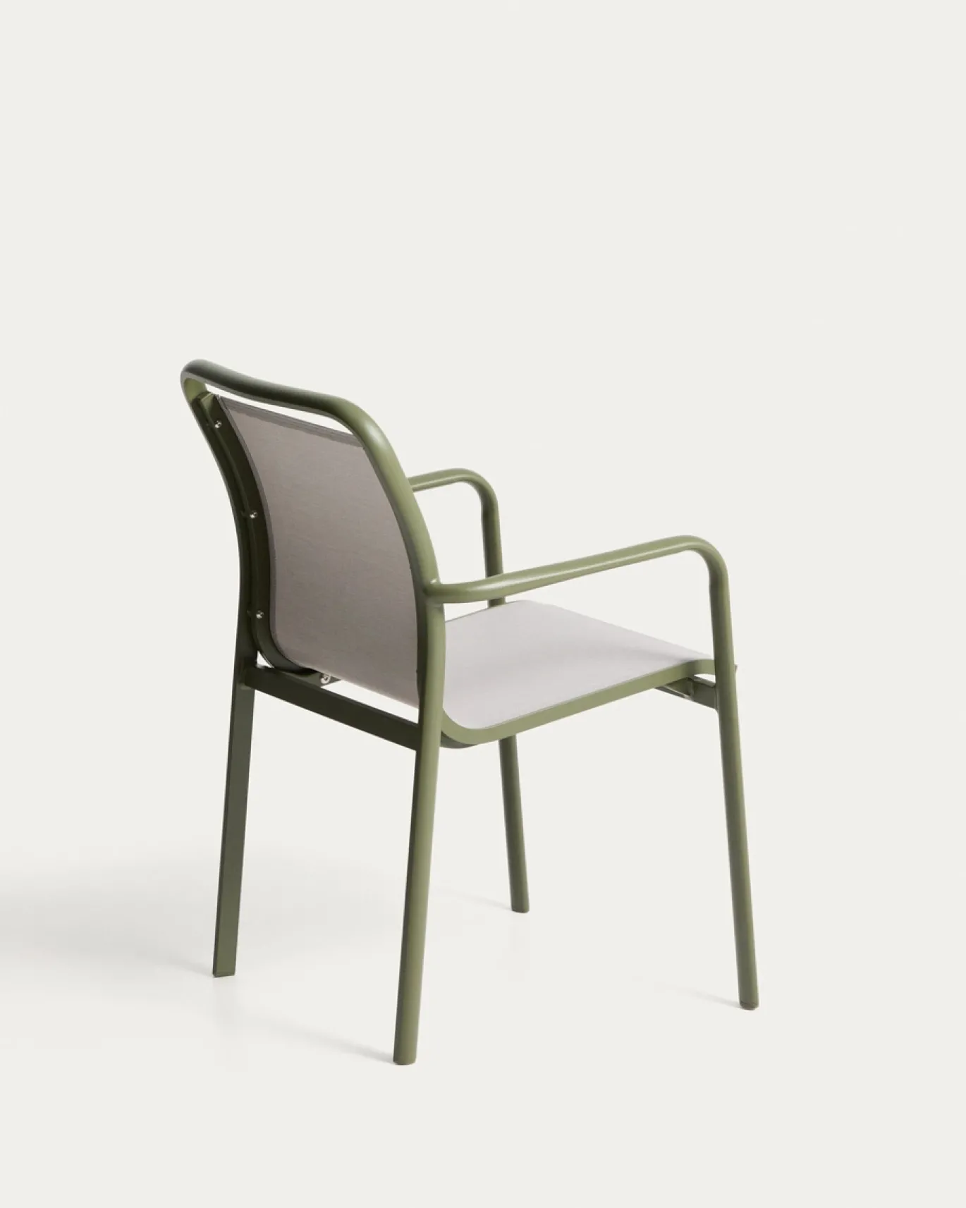Kave Home Tuinstoel Luri Stapelbaar Aluminium Groen