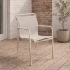 Kave Home Tuinstoel Luri Stapelbaar Aluminium Beige
