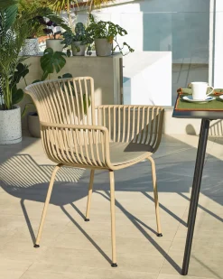 Kave Home Tuinstoel Surpika Beige