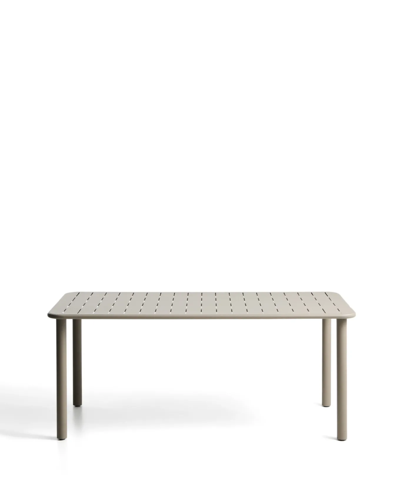 Kave Home Tuintafel Brai Staal Taupe 180cm