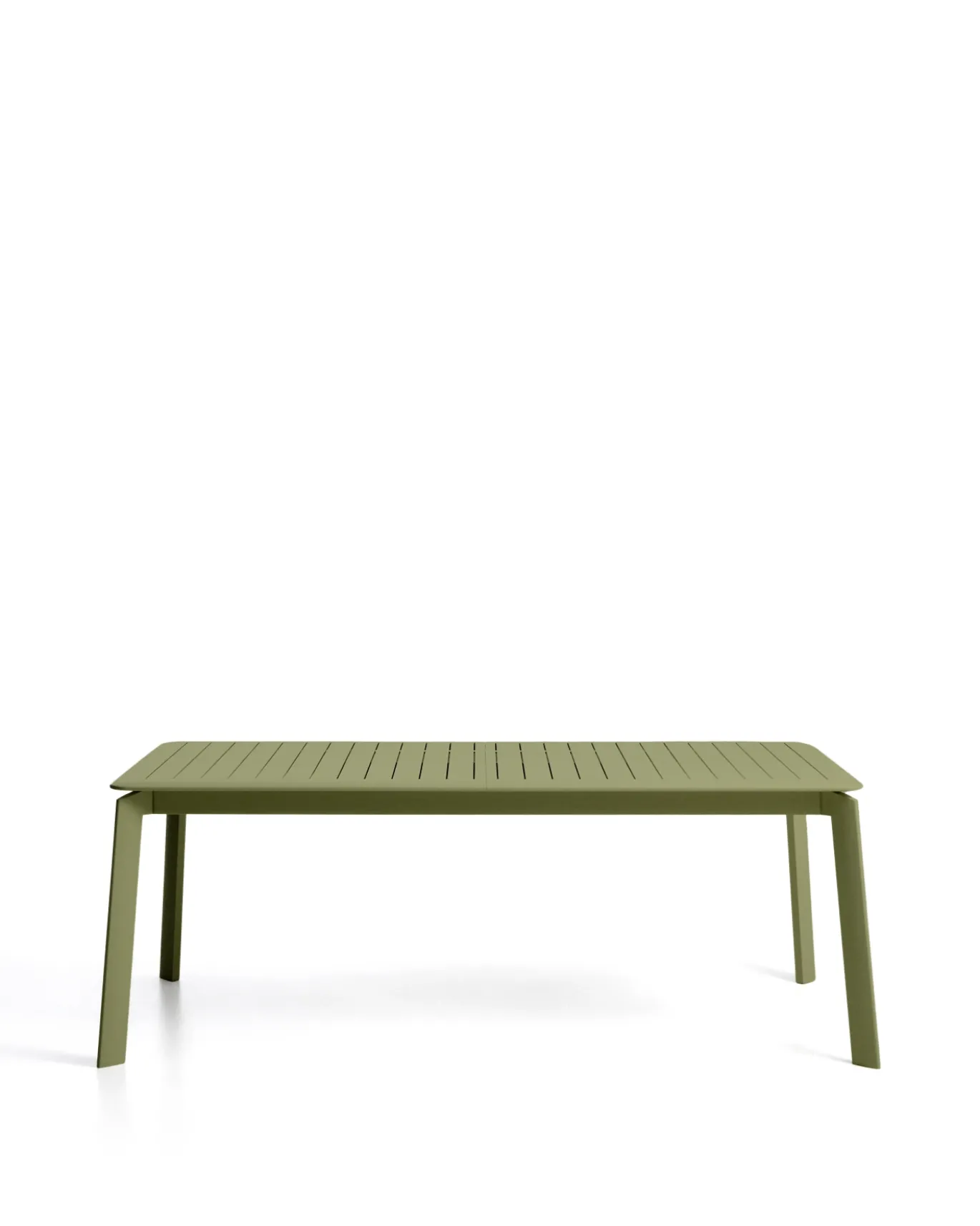 Kave Home Tuintafel Brela Uitschuifbaar Aluminium Groen 205-287cm
