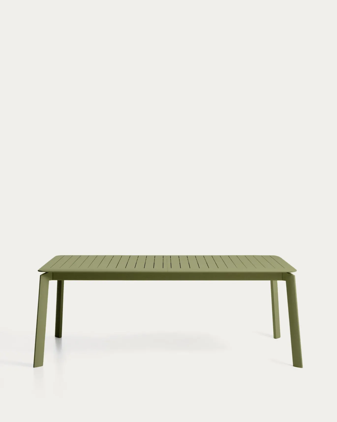 Kave Home Tuintafel Brela Uitschuifbaar Aluminium Groen 205-287cm
