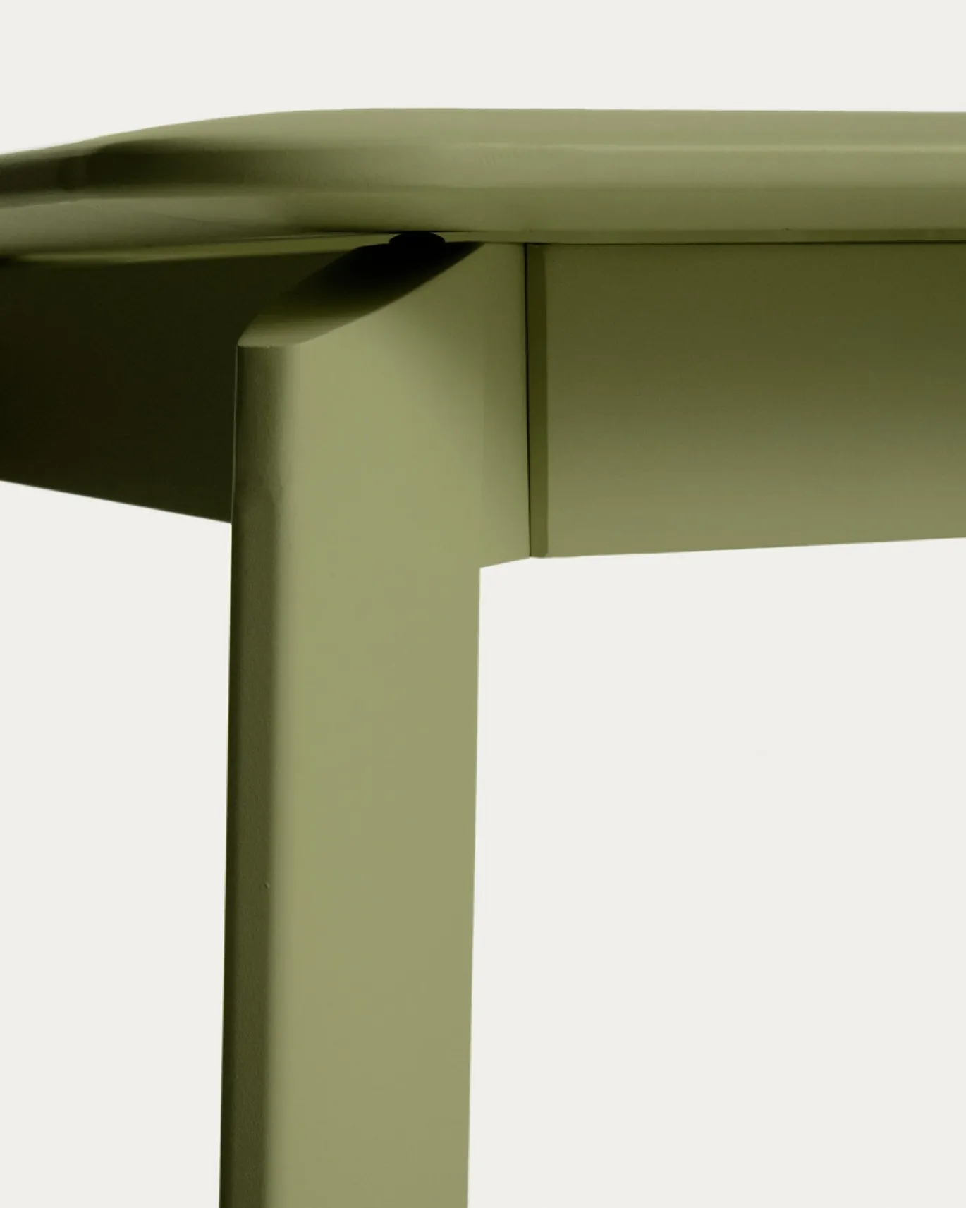 Kave Home Tuintafel Brela Uitschuifbaar Aluminium Groen 205-287cm