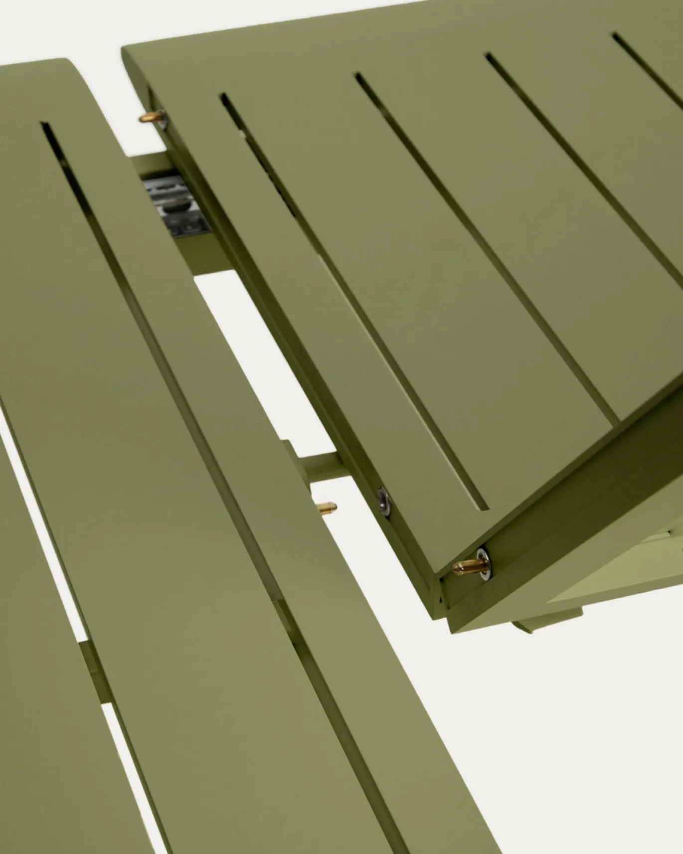 Kave Home Tuintafel Brela Uitschuifbaar Aluminium Groen 205-287cm