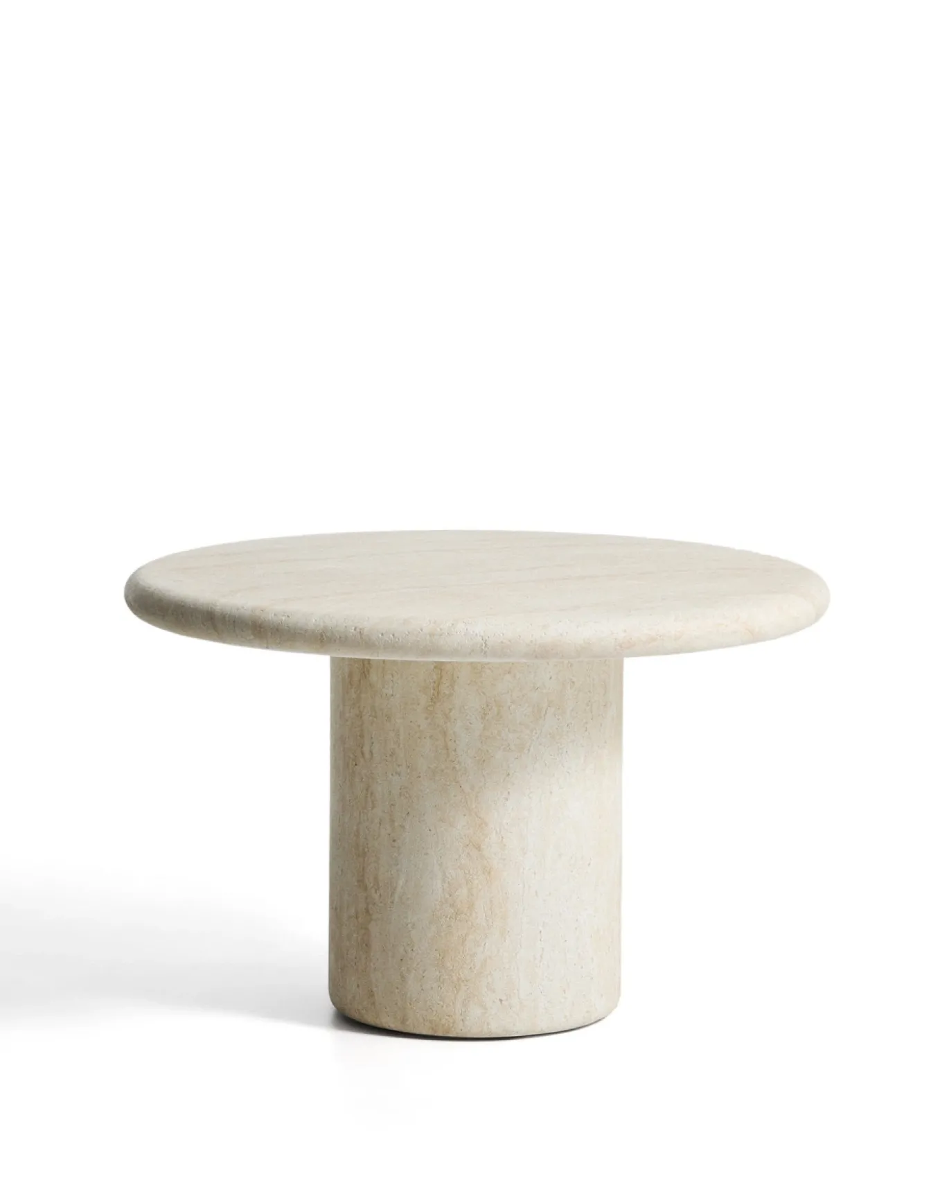 Kave Home Tuintafel Drasi Travertin ø122 cm