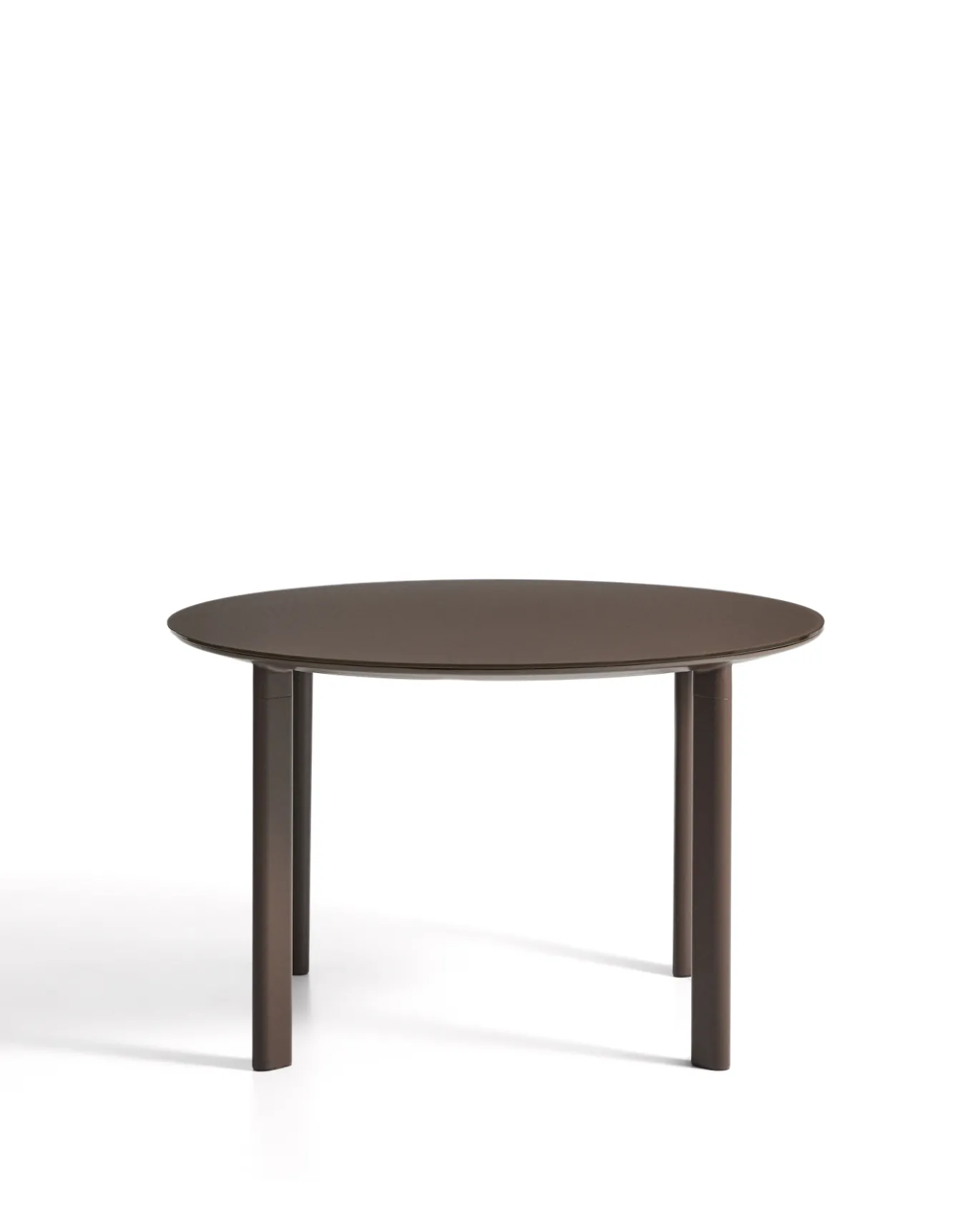 Kave Home Tuintafel Erice Donkerbruin Ø120cm