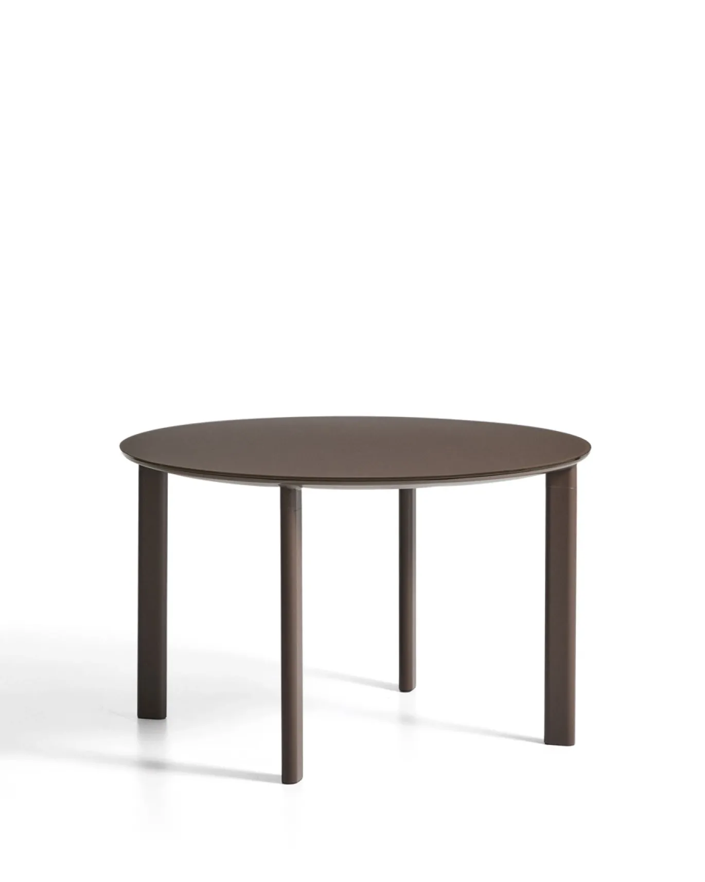Kave Home Tuintafel Erice Donkerbruin Ø120cm