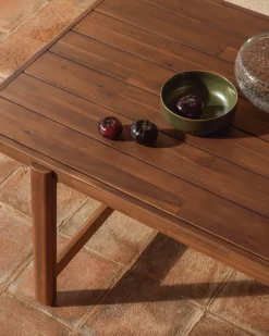 Kave Home Tuintafel Itani Massief Acaciahout Bruin 240cm