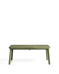 Kave Home Tuintafel Izola Aluminium Groen 185-235cm