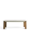 Kave Home Tuintafel Livorno Uitschuifbaar Aluminium Naturel 233-350cm