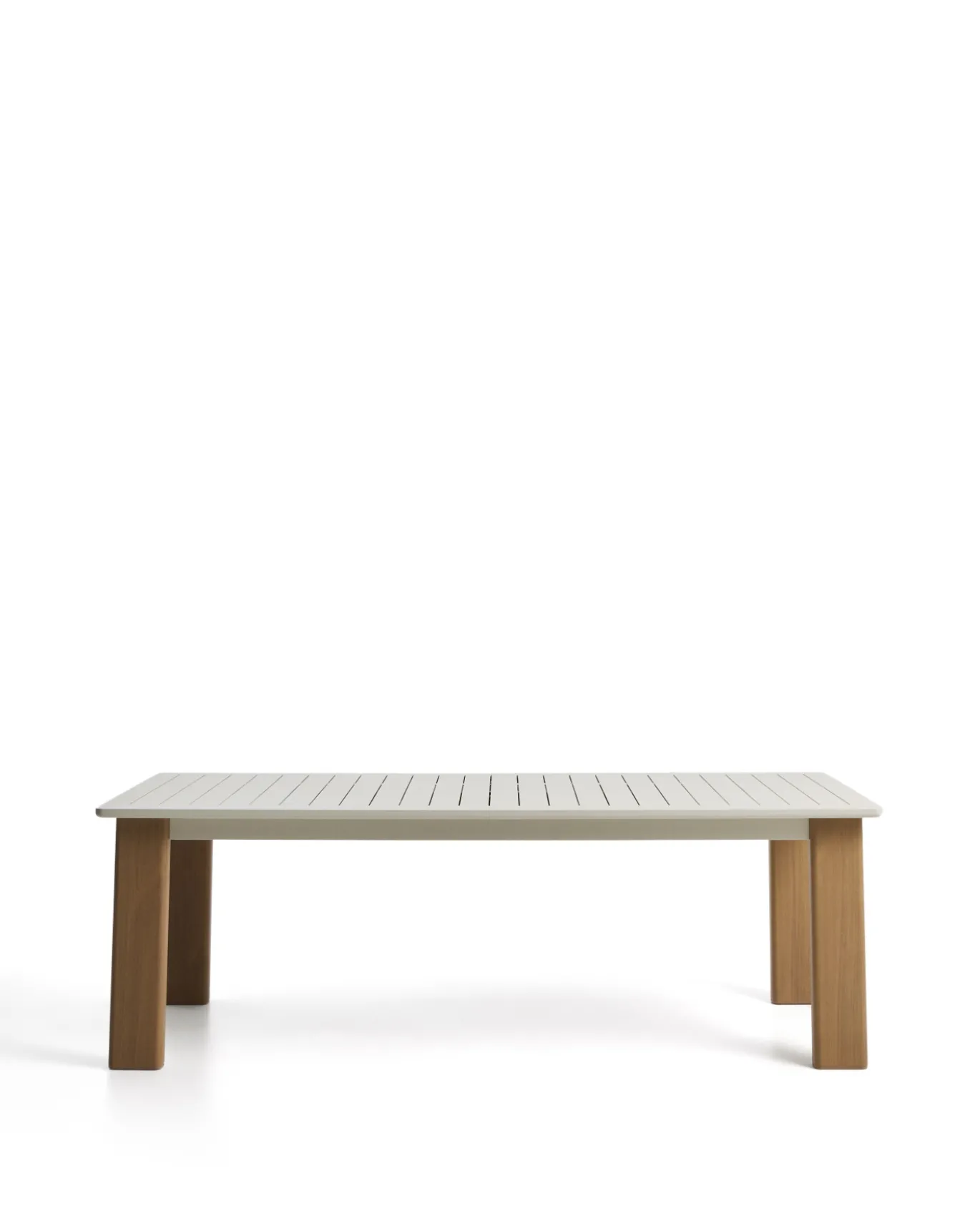 Kave Home Tuintafel Livorno Uitschuifbaar Aluminium Naturel 233-350cm