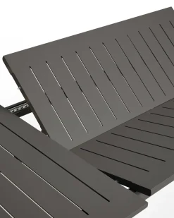 Kave Home Tuintafel Livorno Uitschuifbaar Aluminium Grafiet 233-350cm