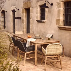 Kave Home Tuintafel Sori Massief Acaciahout Naturel 240cm