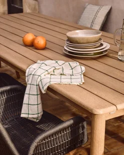 Kave Home Tuintafel Sori Massief Acaciahout Naturel 240cm