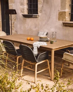 Kave Home Tuintafel Sori Massief Acaciahout Naturel 240cm