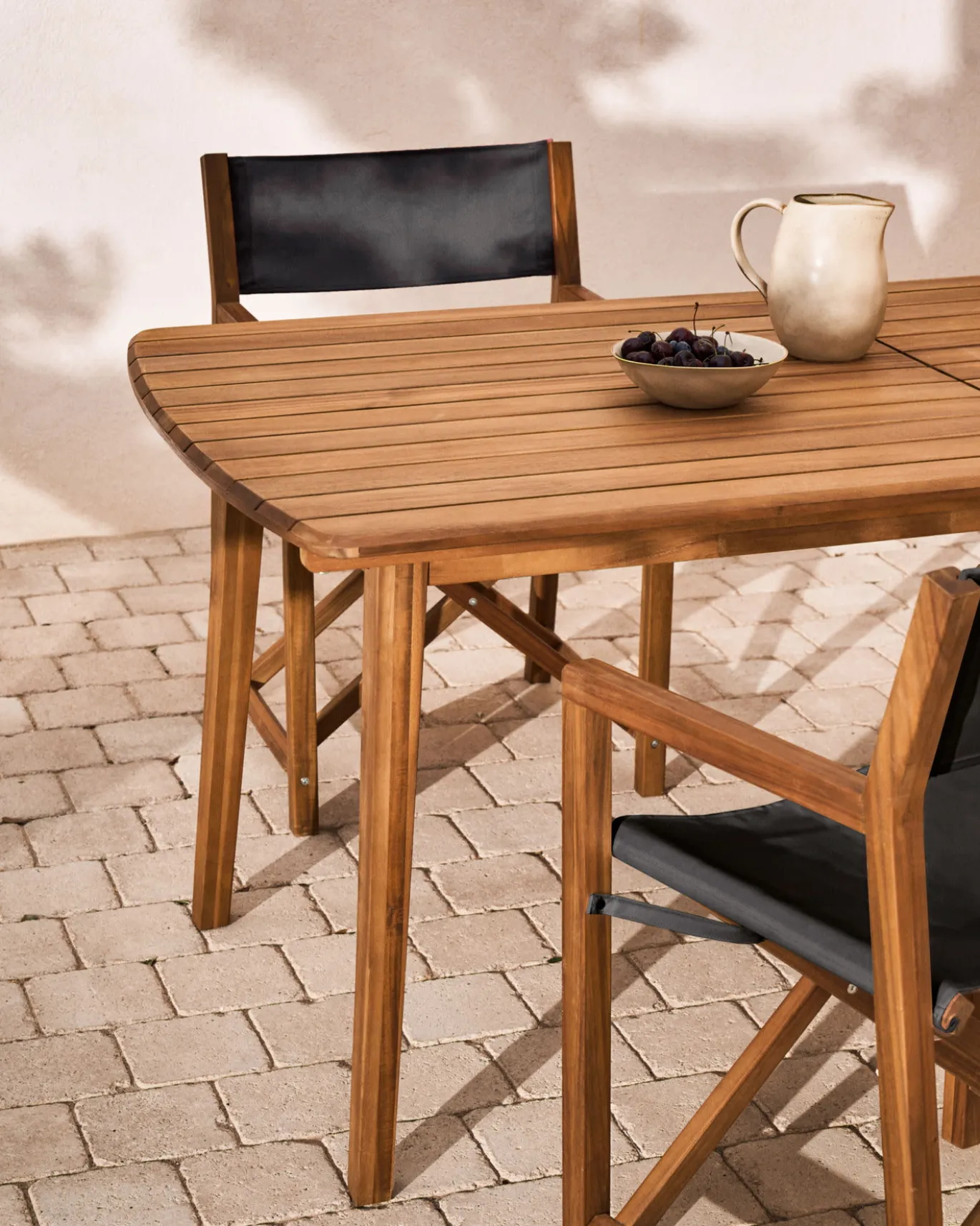 Kave Home Tuintafel Thianna Uitschuifbaar Acaciahout 180 (240)x90cm
