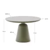 Kave Home Tuintafel Tudons Groen Aluminium Tafelblad Keramiek Ø120cm