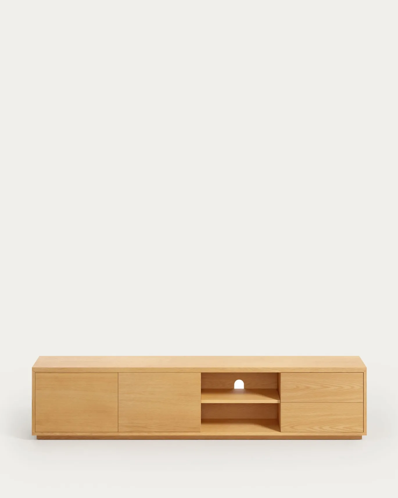 Kave Home Tv-meubel Abilen Eikenfineer 200x44cm