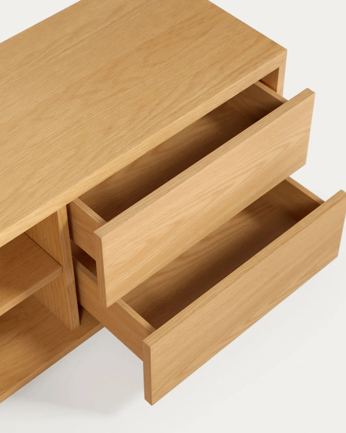 Kave Home Tv-meubel Abilen Eikenfineer 200x44cm