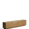 Kave Home TV-Meubel Arelida Eiken Lichtbruin 200cm
