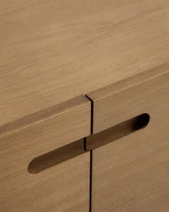 Kave Home TV-Meubel Arelida Eiken Lichtbruin 200cm