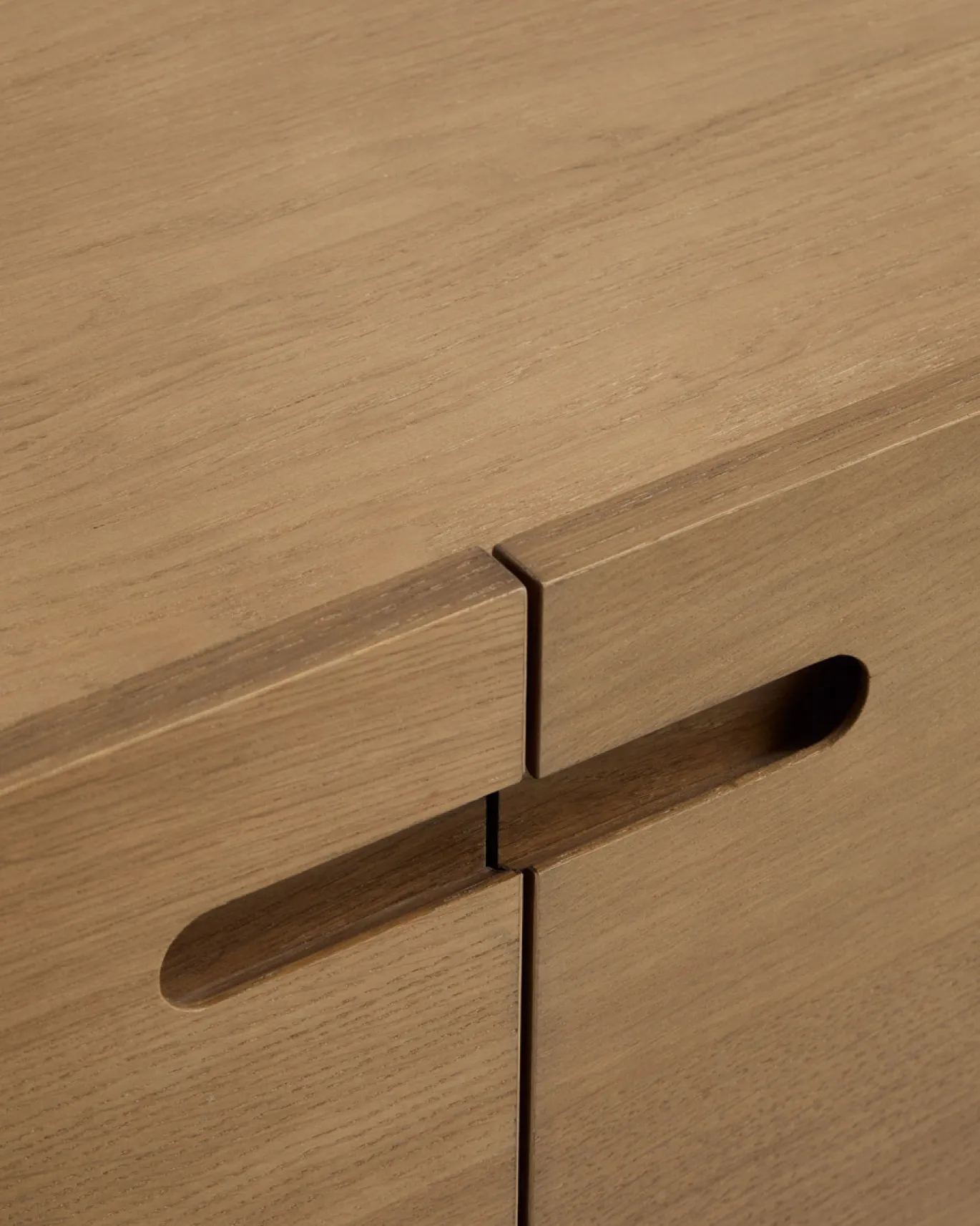 Kave Home TV-Meubel Arelida Eiken Lichtbruin 200cm