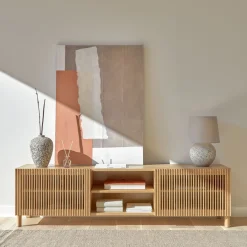 Kave Home Tv-meubel Beyla 2 Deuren Eikenfineer 180cm