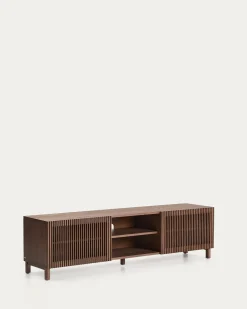 Kave Home Tv-meubel Beyla Essenfineer Walnoot 180x49,5cm