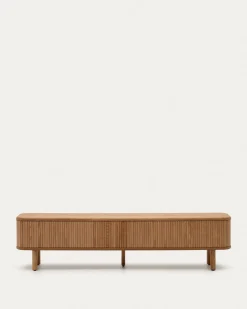 Kave Home Tv-meubel Mailen 2 Deuren Essenfineer Naturel 200x50cm