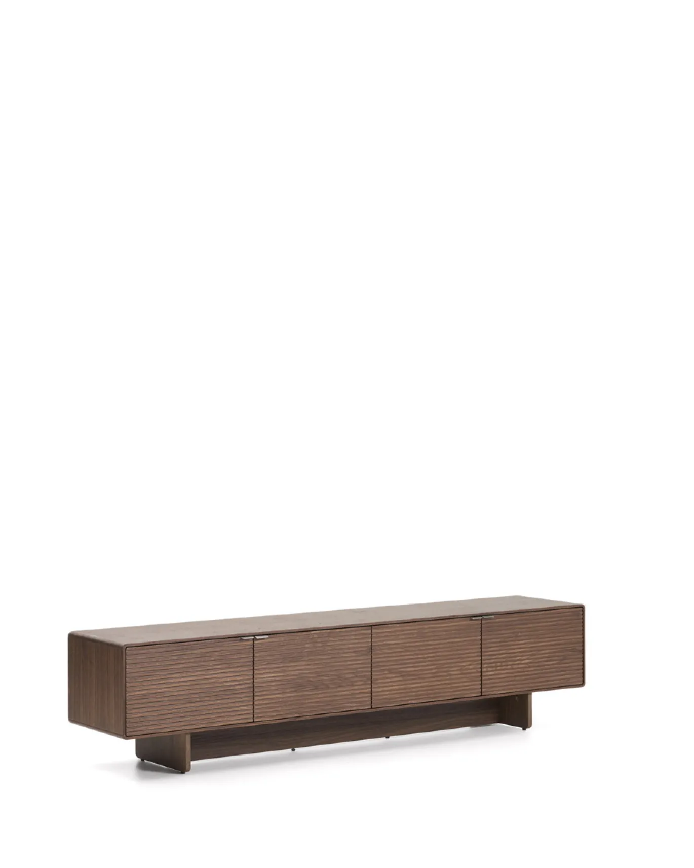 Kave Home Tv-meubel Norlen met 4 Deuren Walnootfineer 200x46cm