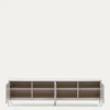 Kave Home Tv-meubel Vedrana 3 Deuren Wit 195x55cm