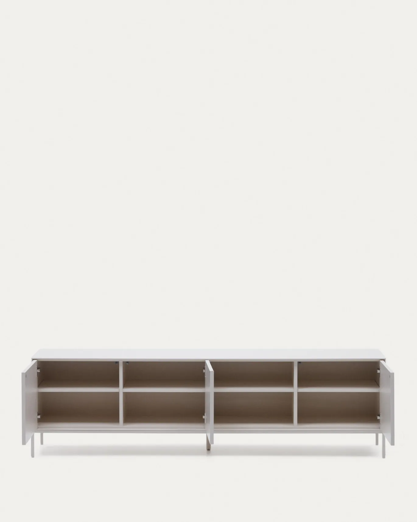 Kave Home Tv-meubel Vedrana 3 Deuren Wit 195x55cm
