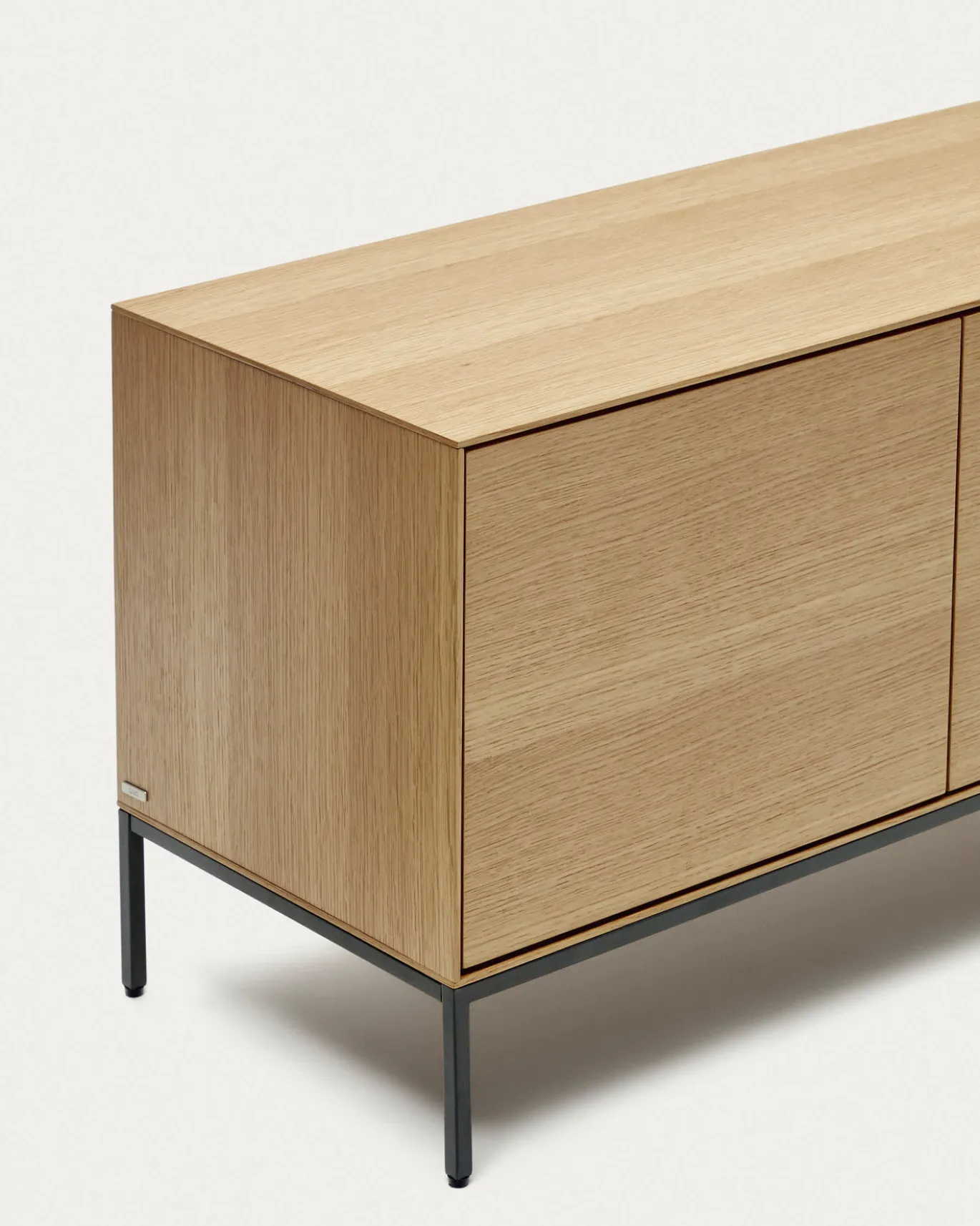 Kave Home Tv-meubel Vedrana 3 Deuren Eiken 195x55cm