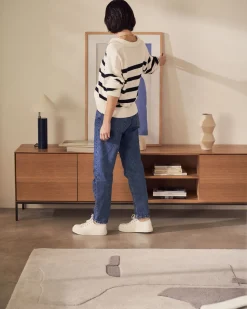 Kave Home Tv-meubel Vedrana 3 Deuren Eiken 195x55cm